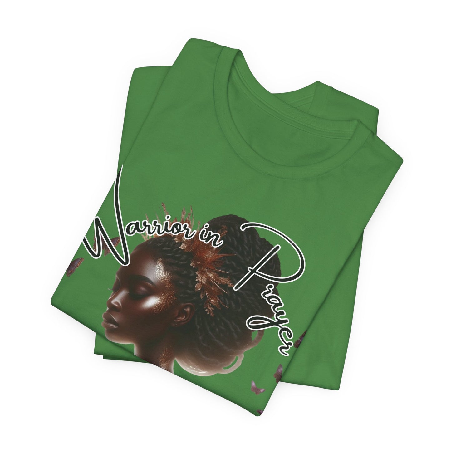 Giant in Spirit T-Shirt – “Warriors in Prayer” Inspirational Women’s Faith Graphic Tee, Christian Apparel, Motivational Prayer Shirt