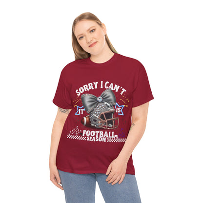 Football Season Bling Tee, Funny Football T-Shirt, Fall Sports Shirt, Unisex Graphic Tee, Gift for Sports Fans