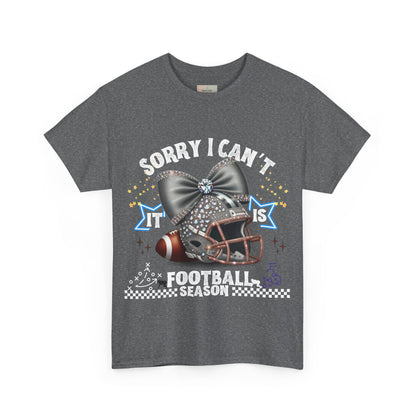 Football Season Bling Tee, Funny Football T-Shirt, Fall Sports Shirt, Unisex Graphic Tee, Gift for Sports Fans