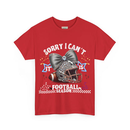 Football Season Bling Tee, Funny Football T-Shirt, Fall Sports Shirt, Unisex Graphic Tee, Gift for Sports Fans