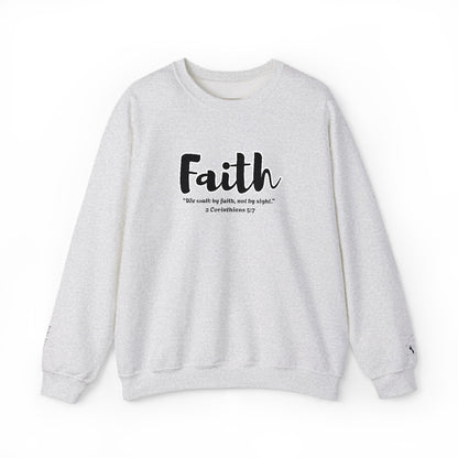 Faith-Inspired Crewneck Sweatshirt, Inspirational Quote Crewneck Sweatshirt, Cozy Sweatshirt, Unisex Gift, Casual Wear, Motivational Apparel, Perfect for Any Occasion