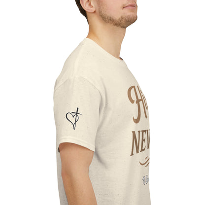 His Love Never Fails T-Shirt — 1 Corinthians 13:8 Christian Faith Tee