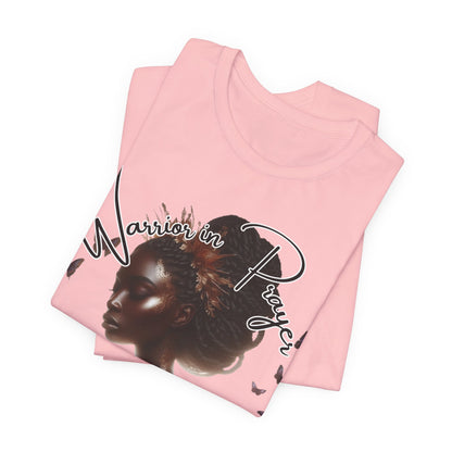Giant in Spirit T-Shirt – “Warriors in Prayer” Inspirational Women’s Faith Graphic Tee, Christian Apparel, Motivational Prayer Shirt