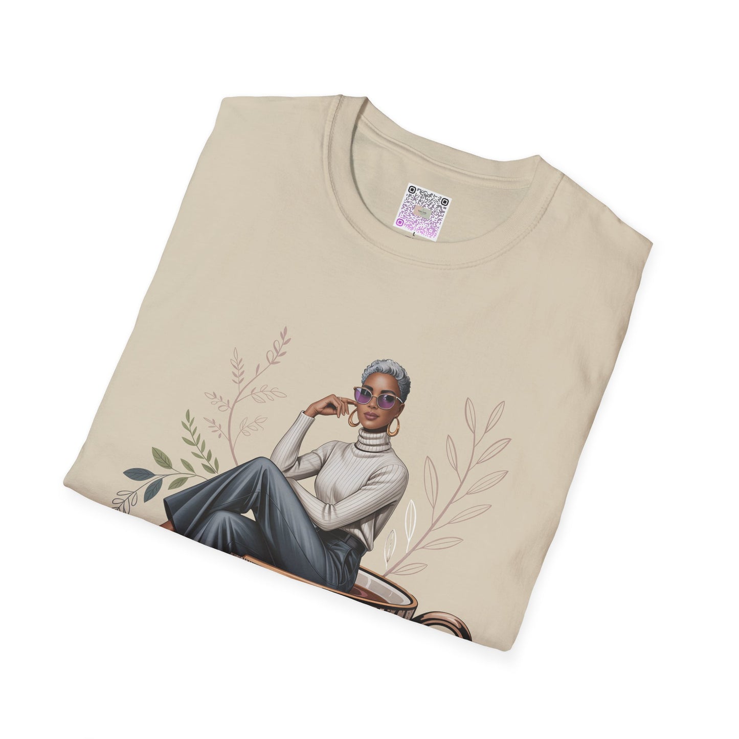 Fierce, Fearless & Unstoppable T-Shirt – Empowering Coffee Cup Graphic Tee, Motivational Unisex Shirt, Strong Woman Apparel, Daily Confidence Wear