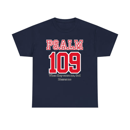 Inspirational Psalm 109 T-Shirt, Faith Tee, Religious Apparel, Unisex Graphic Tee, Christian Gift, Spiritual Wear, Bible Verse Clothing