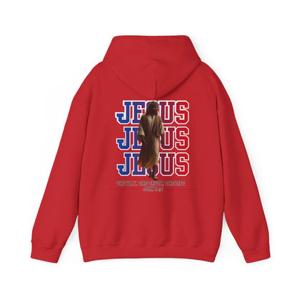 Jesus Hoodie — “The Way, The Truth, The Life” John 14:6 Christian Pullover, Faith Hoodie, Inspirational Bible Verse Sweatshirt, Unisex Religious Apparel