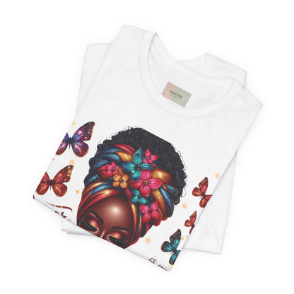 Prayer Is My Superpower T-Shirt – Inspirational Black Woman Graphic Tee, Faith-Based Apparel, Christian Motivational Shirt, Unisex Cotton Tee