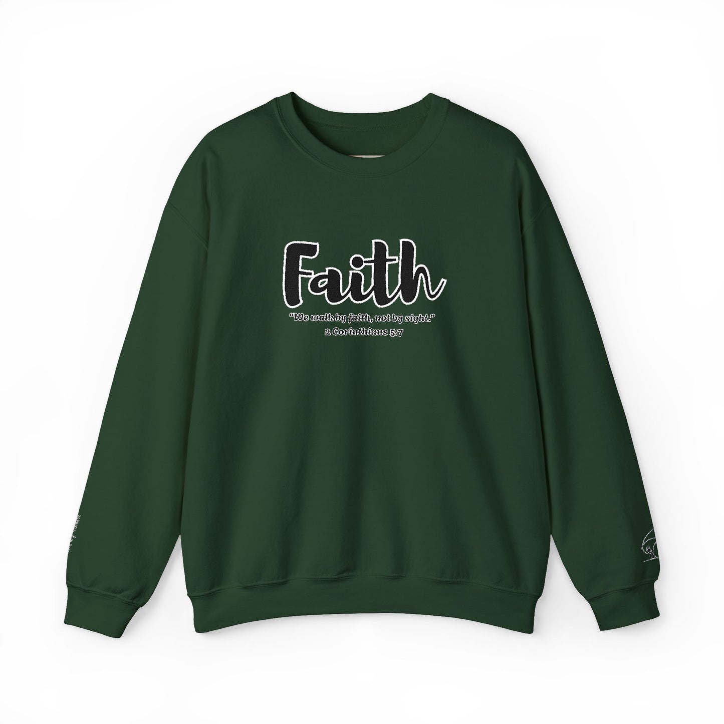Faith-Inspired Crewneck Sweatshirt, Inspirational Quote Crewneck Sweatshirt, Cozy Sweatshirt, Unisex Gift, Casual Wear, Motivational Apparel, Perfect for Any Occasion
