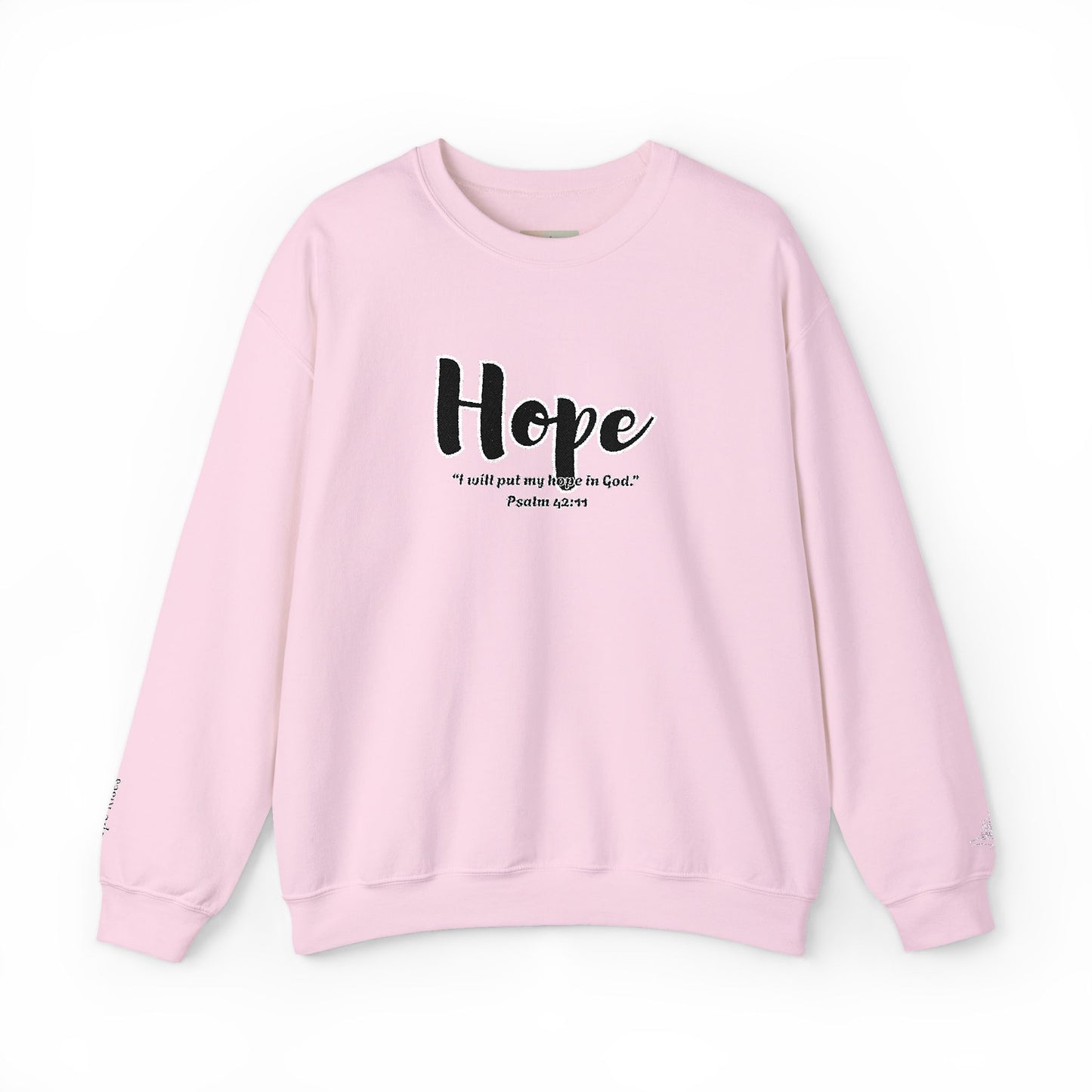 Hopeful Inspirational Crewneck Sweatshirt, Cozy Gift for Faith, Daily Motivation, Religious Apparel, Unisex Hope Sweatshirt