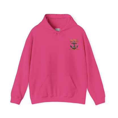 Jesus Anchors My Soul Hoodie — Christian Anchor Hoodie, Faith-Inspired Pullover, Hebrews Hope Apparel, Unisex Religious Sweatshirt
