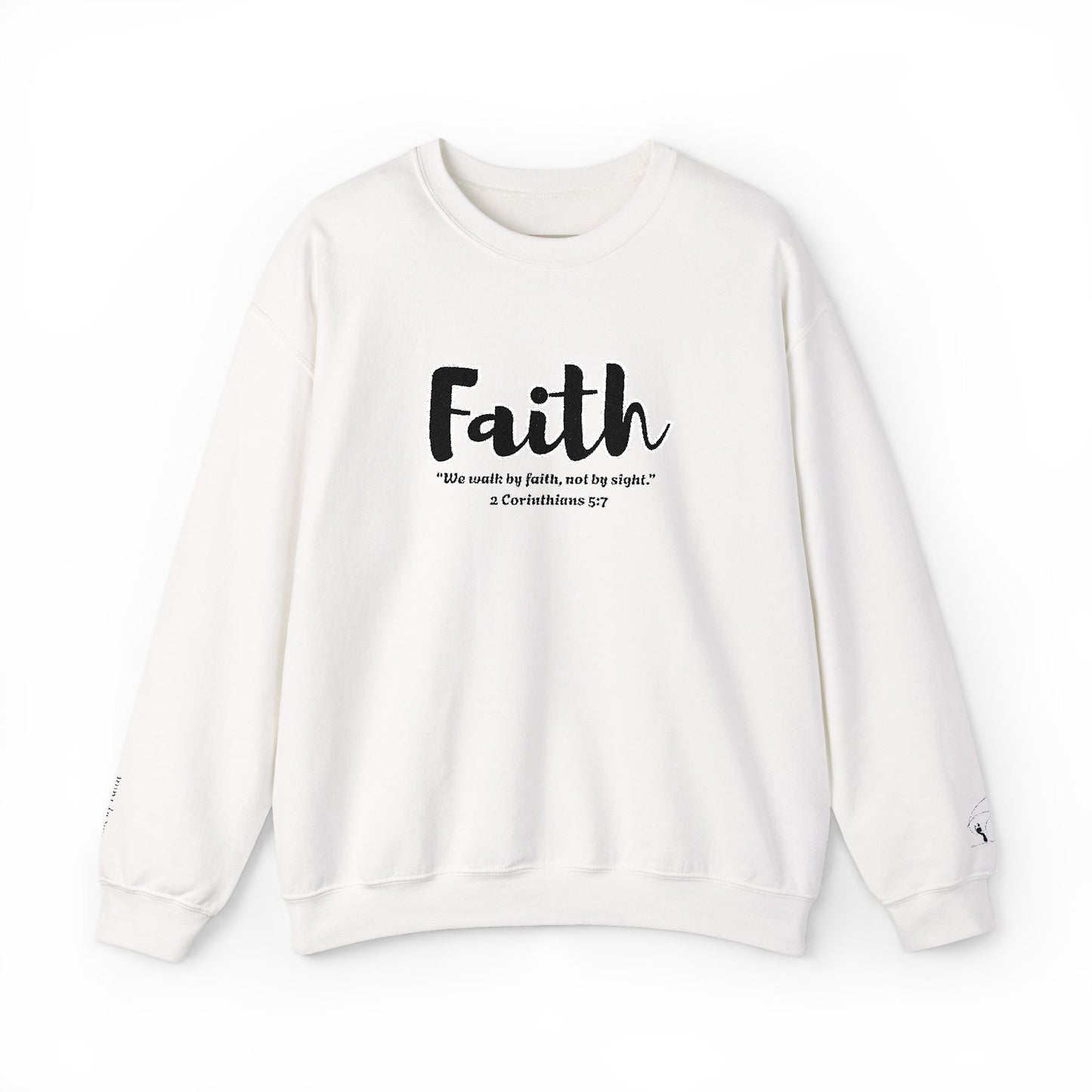 Faith-Inspired Crewneck Sweatshirt, Inspirational Quote Crewneck Sweatshirt, Cozy Sweatshirt, Unisex Gift, Casual Wear, Motivational Apparel, Perfect for Any Occasion