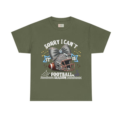 Football Season Bling Tee, Funny Football T-Shirt, Fall Sports Shirt, Unisex Graphic Tee, Gift for Sports Fans
