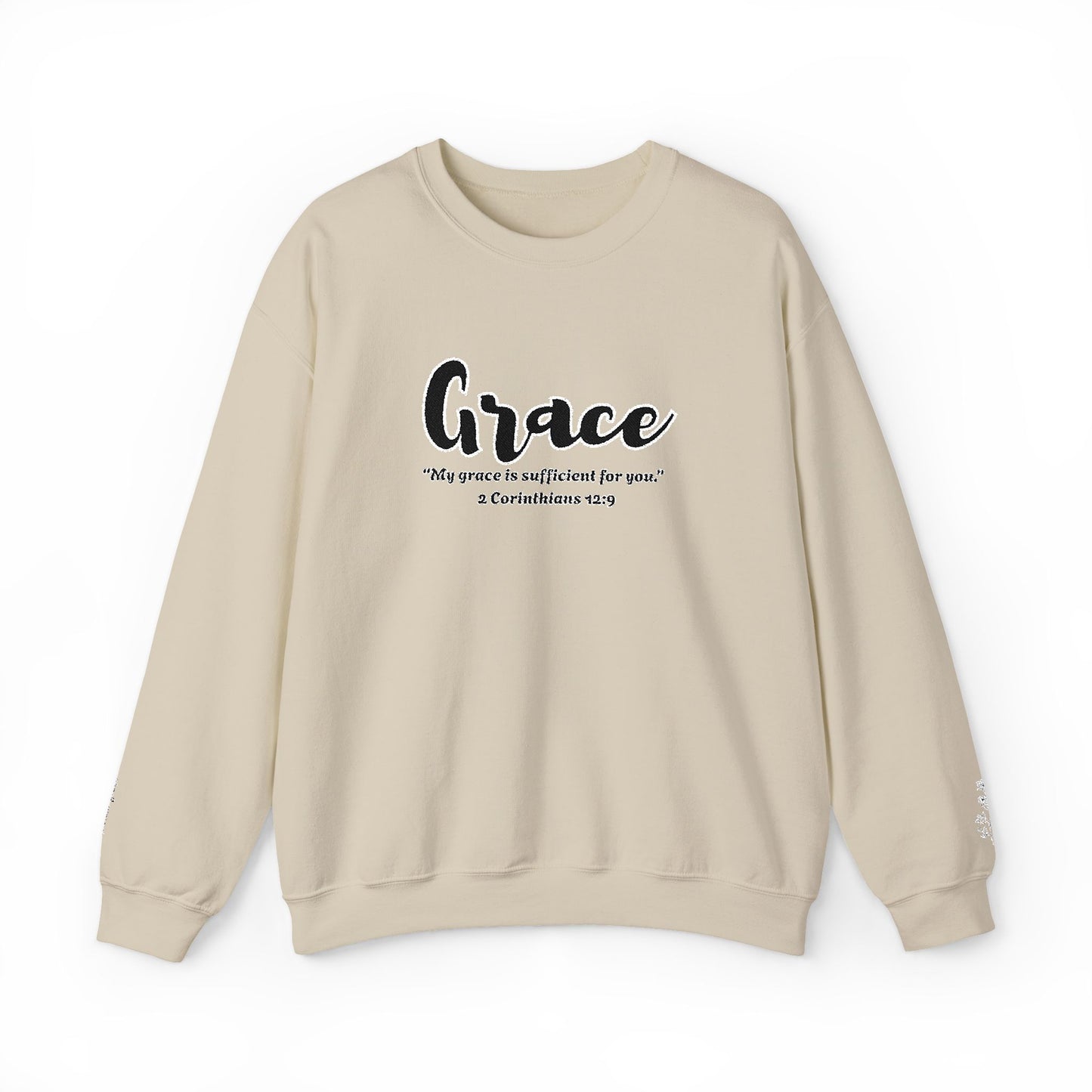 My Grace Is Sufficient Sweatshirt – Christian Crewneck, Faith-Inspired Unisex Pullover, Encouraging Gift