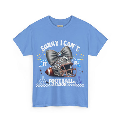 Football Season Bling Tee, Funny Football T-Shirt, Fall Sports Shirt, Unisex Graphic Tee, Gift for Sports Fans