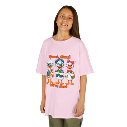Kids Quack Quack Tee, Fun Back To School Shirt, Duck Graphic Tee, Gift for Children, Playful Kids Apparel