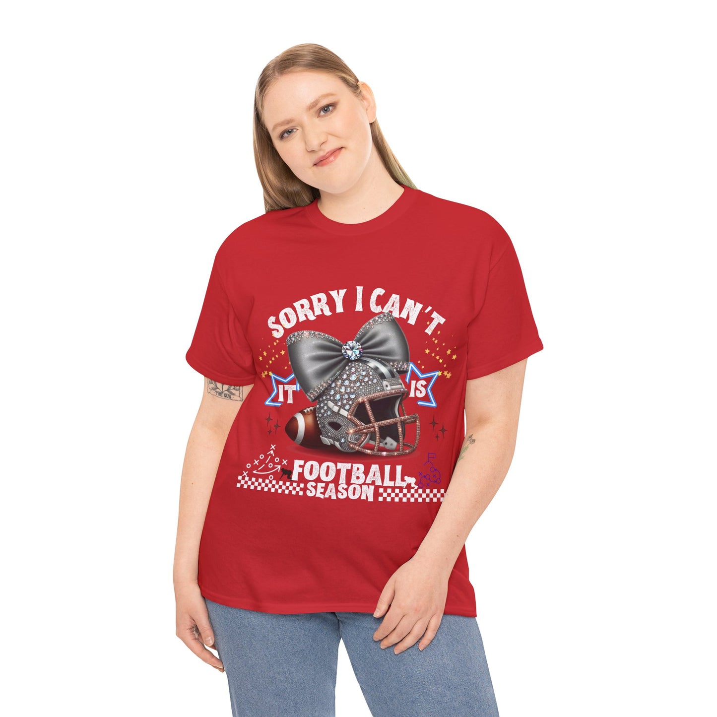 Football Season Bling Tee, Funny Football T-Shirt, Fall Sports Shirt, Unisex Graphic Tee, Gift for Sports Fans