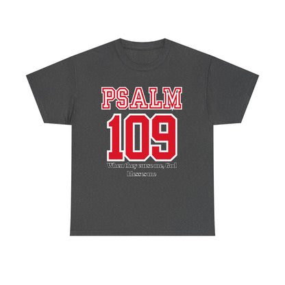 Inspirational Psalm 109 T-Shirt, Faith Tee, Religious Apparel, Unisex Graphic Tee, Christian Gift, Spiritual Wear, Bible Verse Clothing