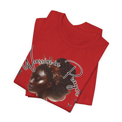 Giant in Spirit T-Shirt – “Warriors in Prayer” Inspirational Women’s Faith Graphic Tee, Christian Apparel, Motivational Prayer Shirt