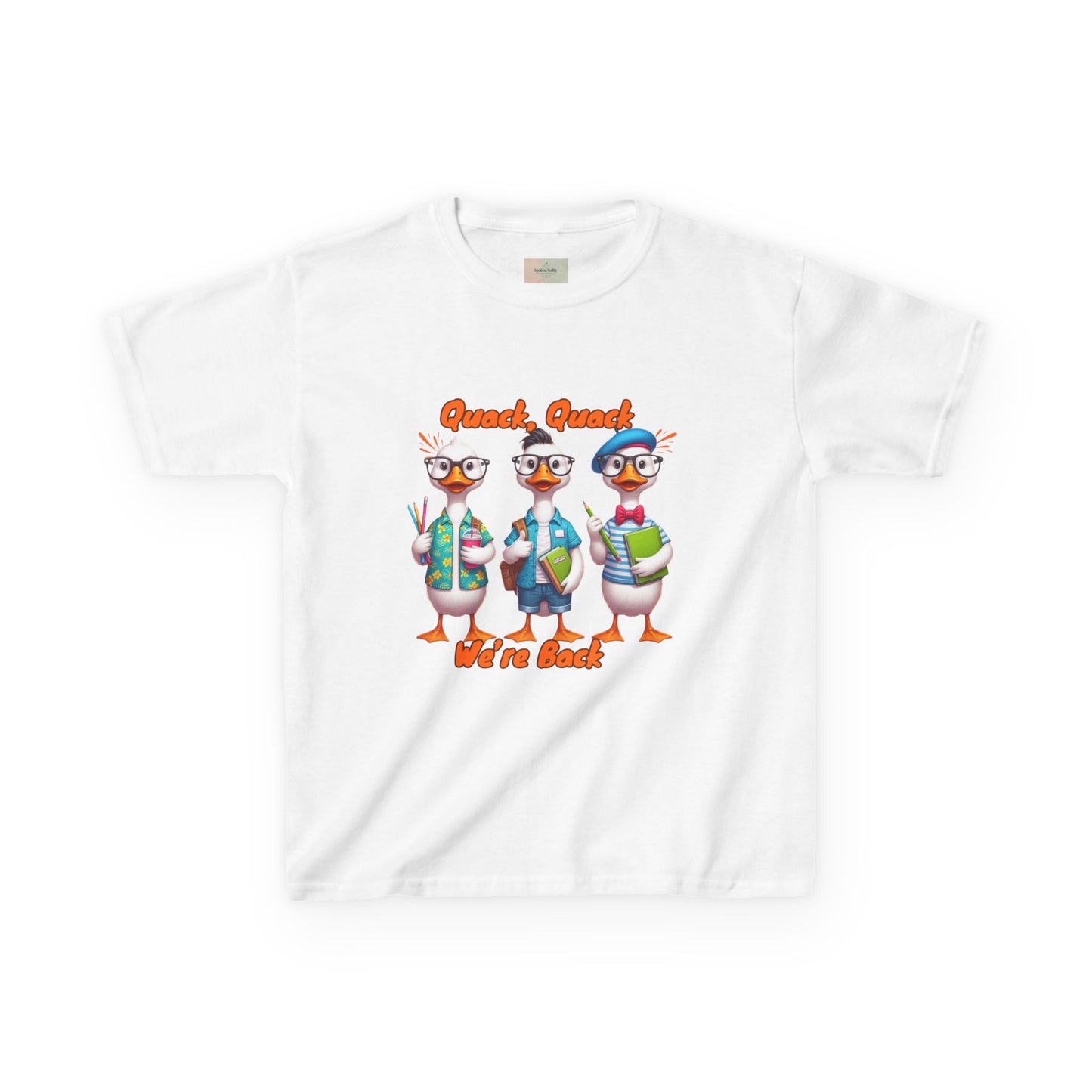 Cute Duck Graphic Kids Tee, Funny Animal T-Shirt for Children, Birthday Gift, Funny Quote Shirt, Kids Wear, Summer Outfit