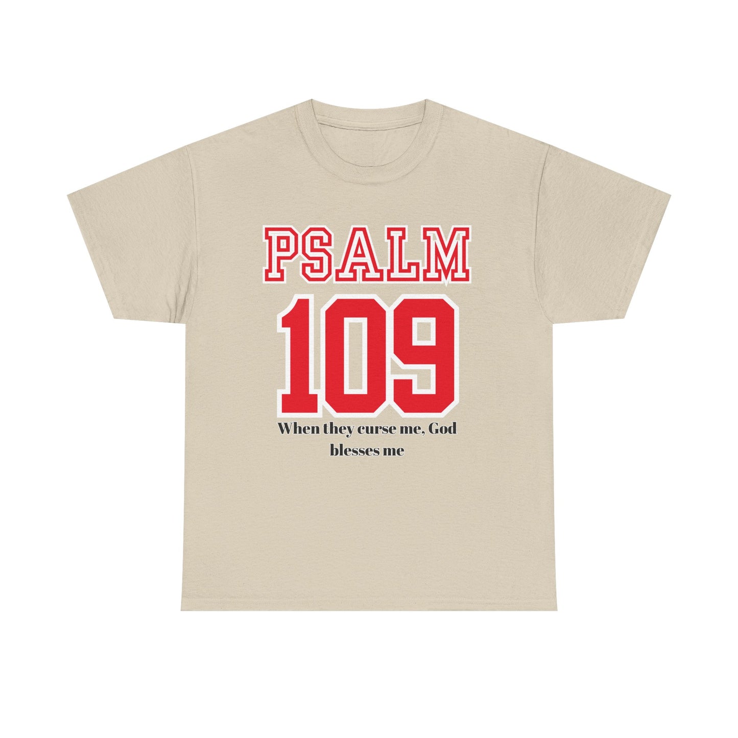 Inspirational Psalm 109 T-Shirt, Faith Tee, Religious Apparel, Unisex Graphic Tee, Christian Gift, Spiritual Wear, Bible Verse Clothing