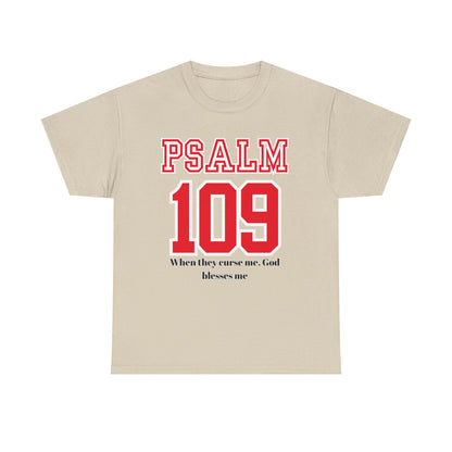 Inspirational Psalm 109 T-Shirt, Faith Tee, Religious Apparel, Unisex Graphic Tee, Christian Gift, Spiritual Wear, Bible Verse Clothing