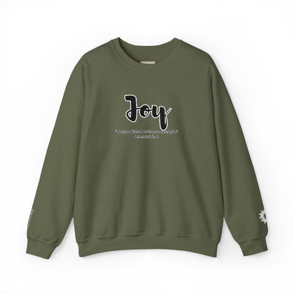 Joy Sweatshirt – “The Joy of the Lord Is Your Strength” Christian Crewneck, Inspirational Faith-Based Pullover, Cozy Unisex Apparel, Uplifting Gift for Believers