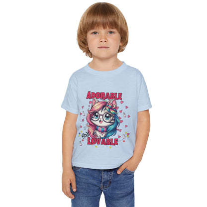 Adorable and Lovable Toddler Graphic T-shirt