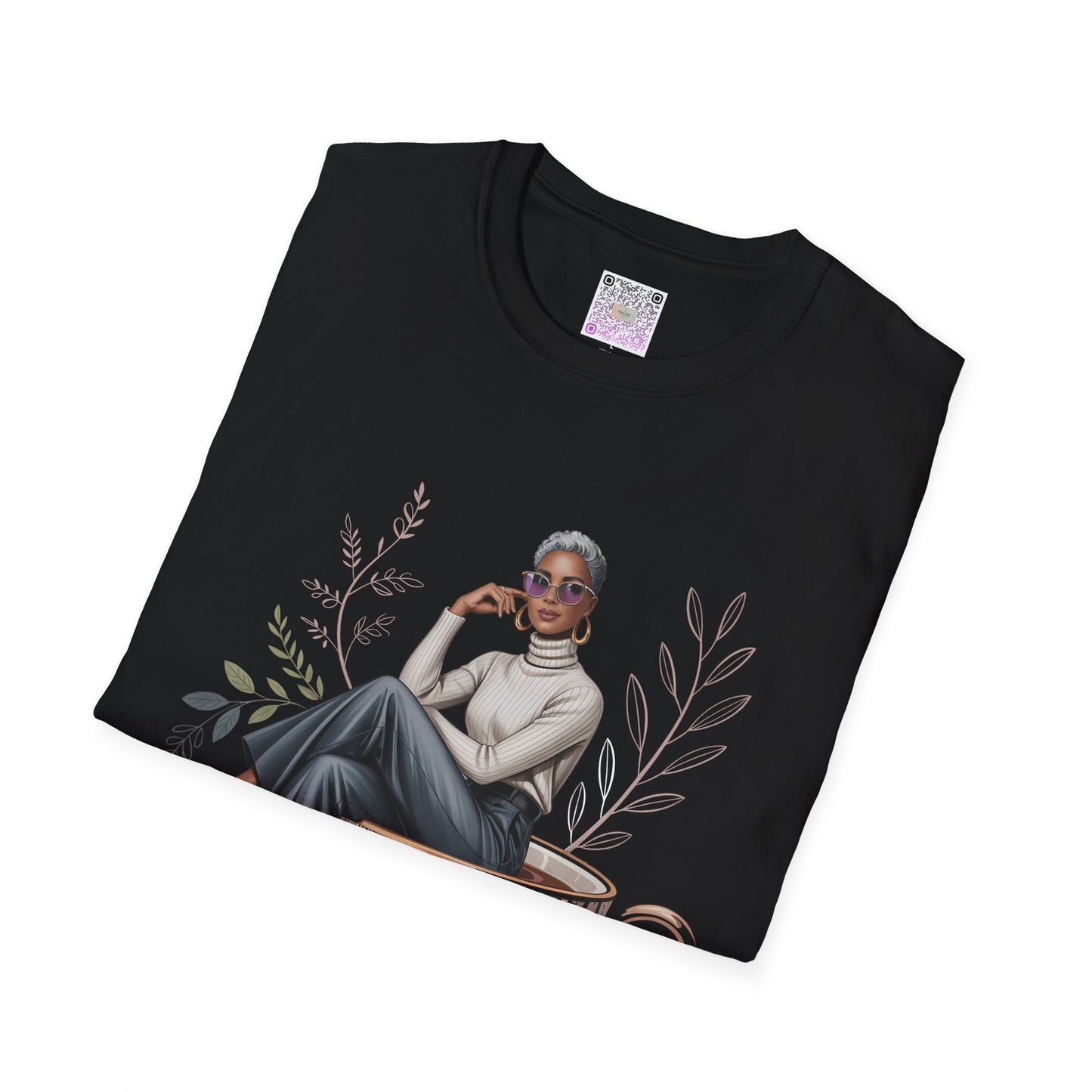 Fierce, Fearless & Unstoppable T-Shirt – Empowering Coffee Cup Graphic Tee, Motivational Unisex Shirt, Strong Woman Apparel, Daily Confidence Wear