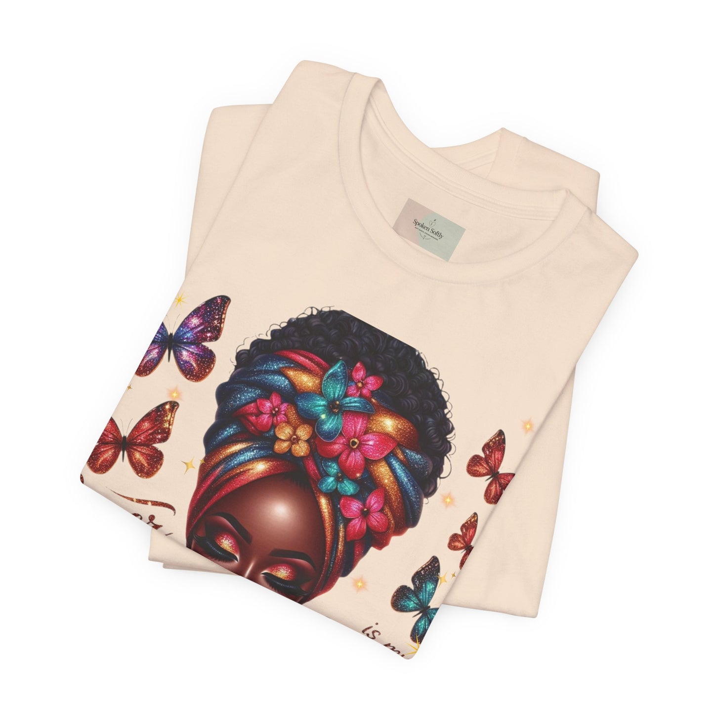 Prayer Is My Superpower T-Shirt – Inspirational Black Woman Graphic Tee, Faith-Based Apparel, Christian Motivational Shirt, Unisex Cotton Tee