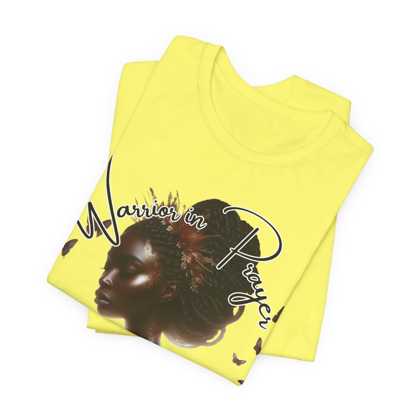 Giant in Spirit T-Shirt – “Warriors in Prayer” Inspirational Women’s Faith Graphic Tee, Christian Apparel, Motivational Prayer Shirt