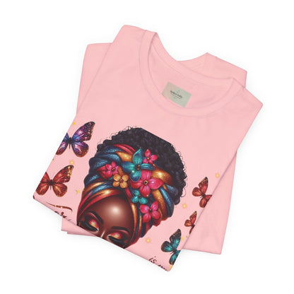 Prayer Is My Superpower T-Shirt – Inspirational Black Woman Graphic Tee, Faith-Based Apparel, Christian Motivational Shirt, Unisex Cotton Tee