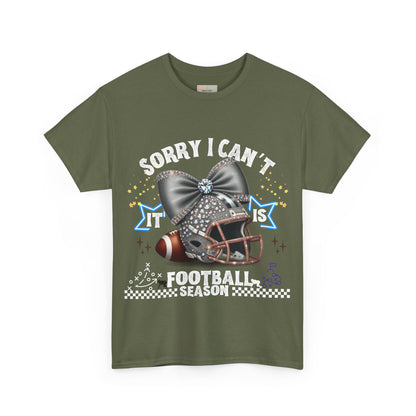 Football Season Bling Tee, Funny Football T-Shirt, Fall Sports Shirt, Unisex Graphic Tee, Gift for Sports Fans