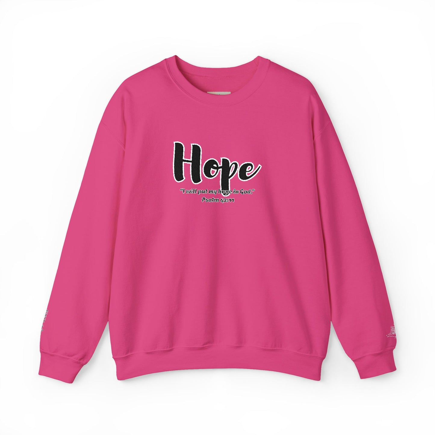 Hopeful Inspirational Crewneck Sweatshirt, Cozy Gift for Faith, Daily Motivation, Religious Apparel, Unisex Hope Sweatshirt