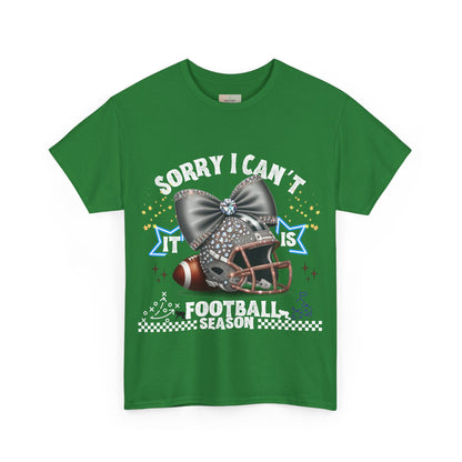 Football Season Bling Tee, Funny Football T-Shirt, Fall Sports Shirt, Unisex Graphic Tee, Gift for Sports Fans