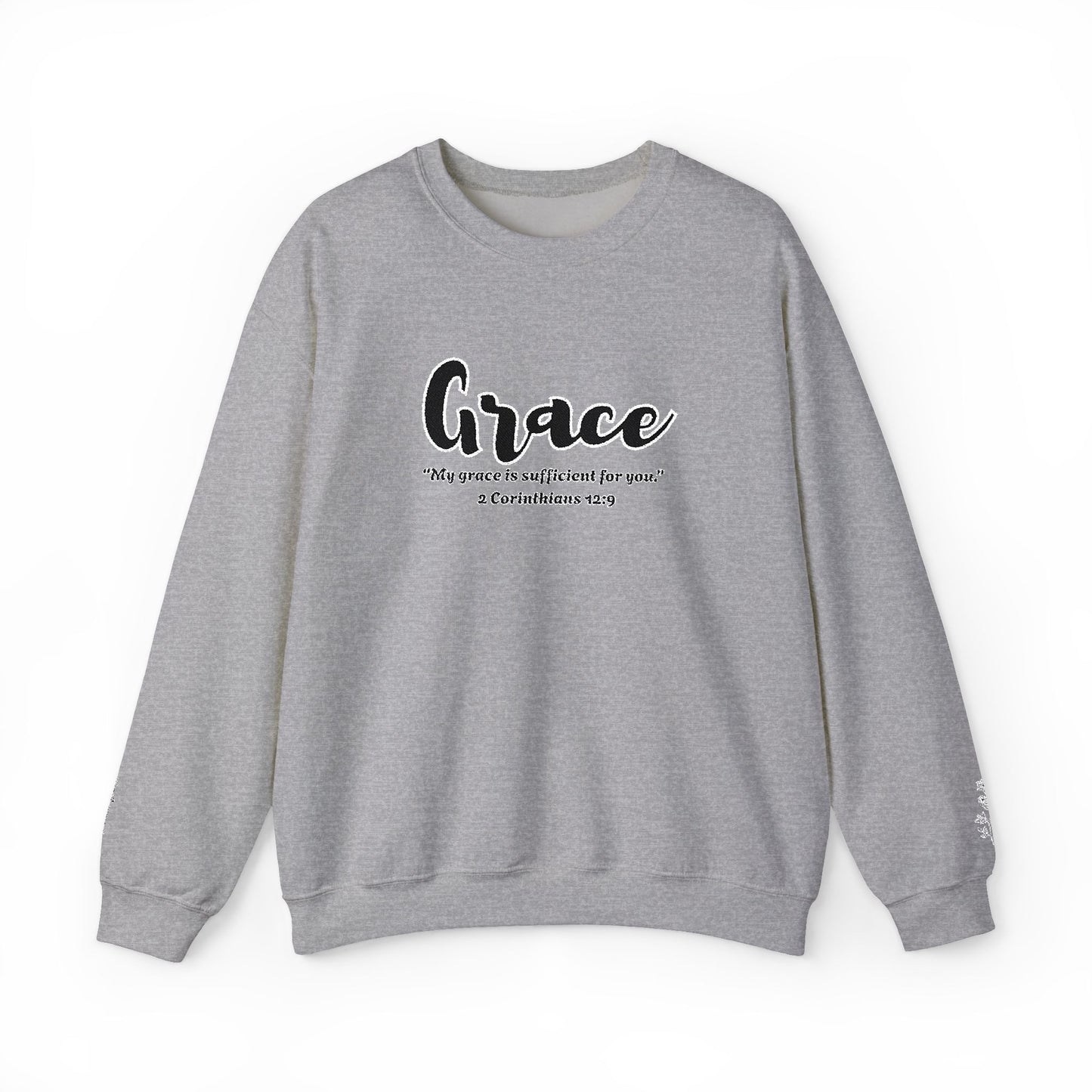 My Grace Is Sufficient Sweatshirt – Christian Crewneck, Faith-Inspired Unisex Pullover, Encouraging Gift