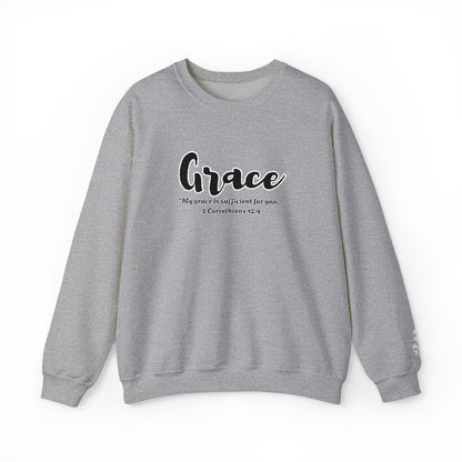My Grace Is Sufficient Sweatshirt – Christian Crewneck, Faith-Inspired Unisex Pullover, Encouraging Gift