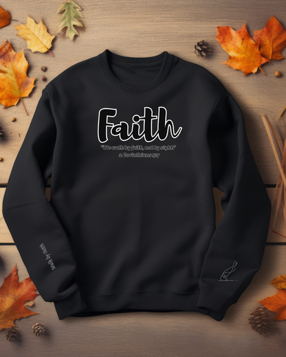 Faith-Inspired Crewneck Sweatshirt, Inspirational Quote Crewneck Sweatshirt, Cozy Sweatshirt, Unisex Gift, Casual Wear, Motivational Apparel, Perfect for Any Occasion