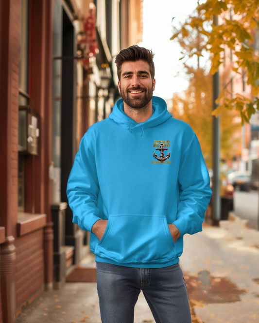 Jesus Anchors My Soul Hoodie — Christian Anchor Hoodie, Faith-Inspired Pullover, Hebrews Hope Apparel, Unisex Religious Sweatshirt