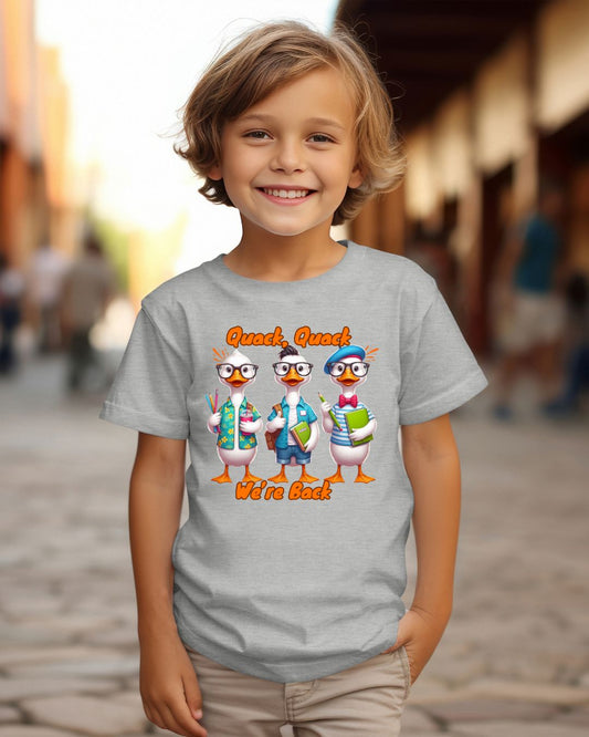 Cute Duck Graphic Kids Tee, Funny Animal T-Shirt for Children, Birthday Gift, Funny Quote Shirt, Kids Wear, Summer Outfit